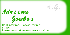 adrienn gombos business card